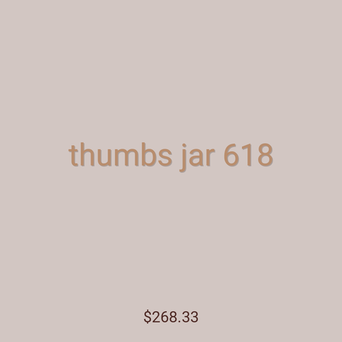 thumbs jar 618
