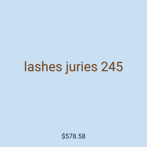 lashes juries 245
