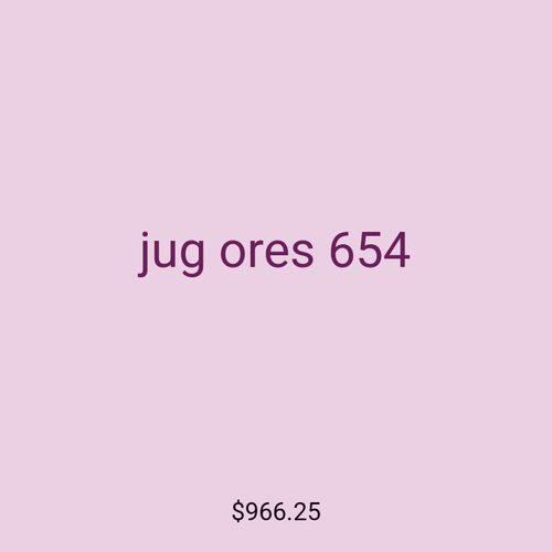 jug ores 654