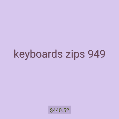 keyboards zips 949
