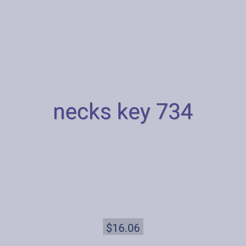 necks key 734