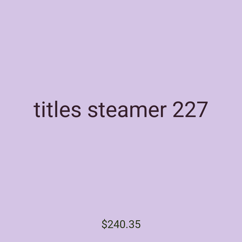 titles steamer 227