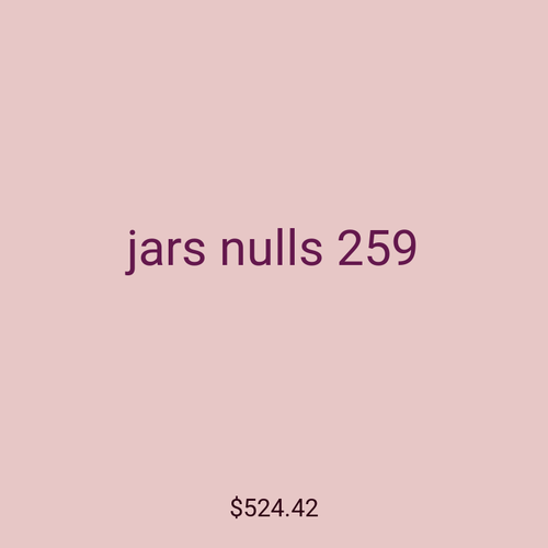 jars nulls 259