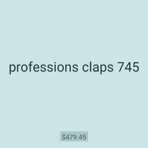 professions claps 745
