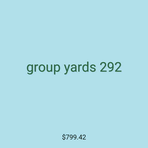 group yards 292