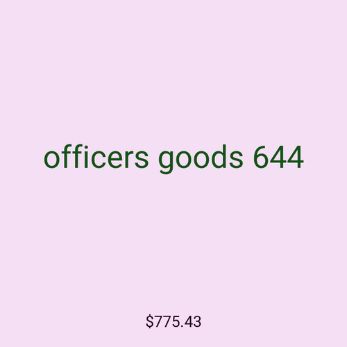 officers goods 644