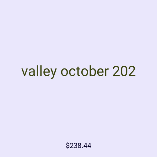valley october 202