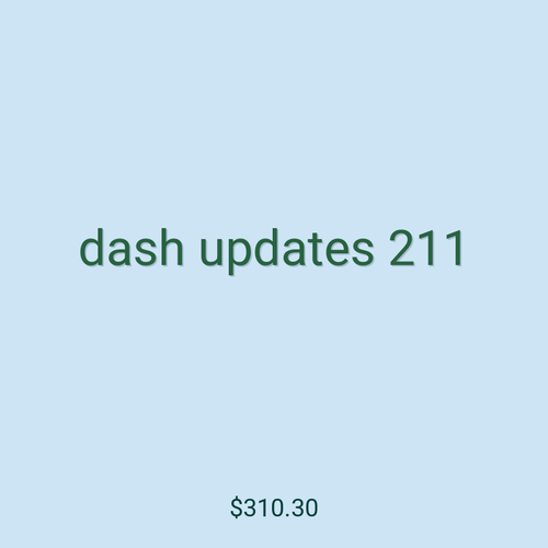 dash updates 211