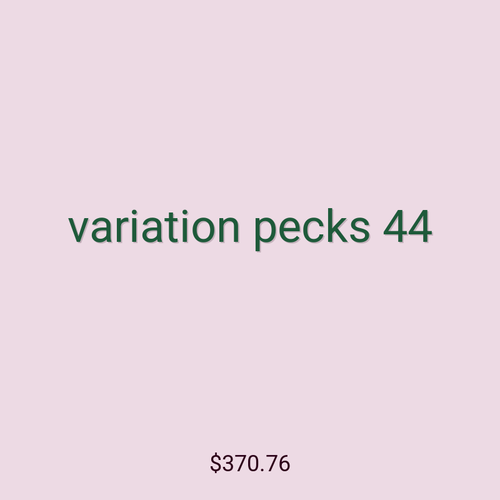 variation pecks 44