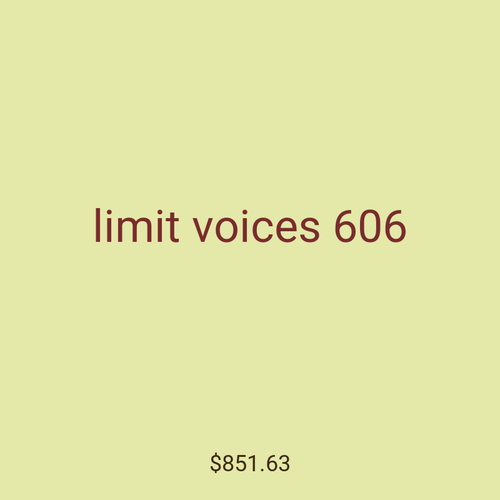 limit voices 606