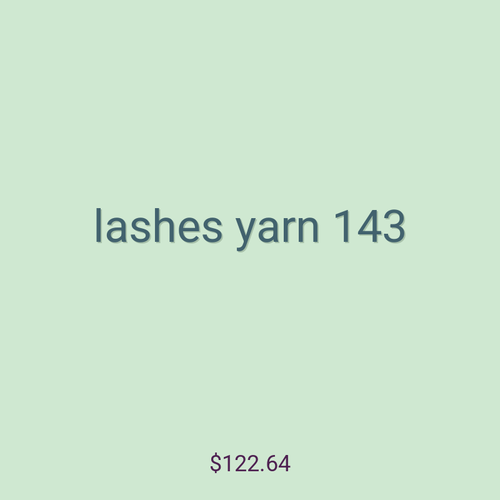 lashes yarn 143