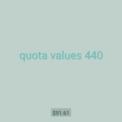 quota values 440