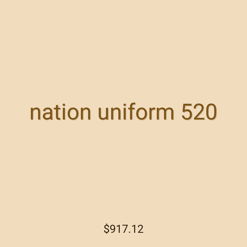 nation uniform 520