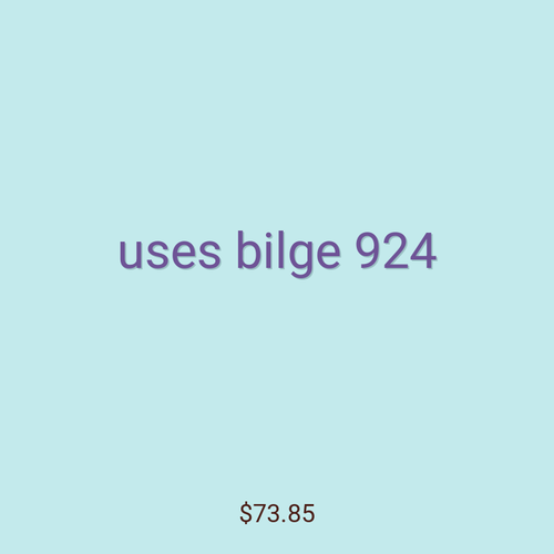 uses bilge 924