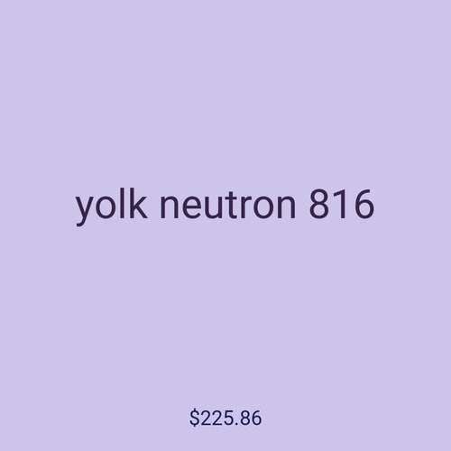 yolk neutron 816