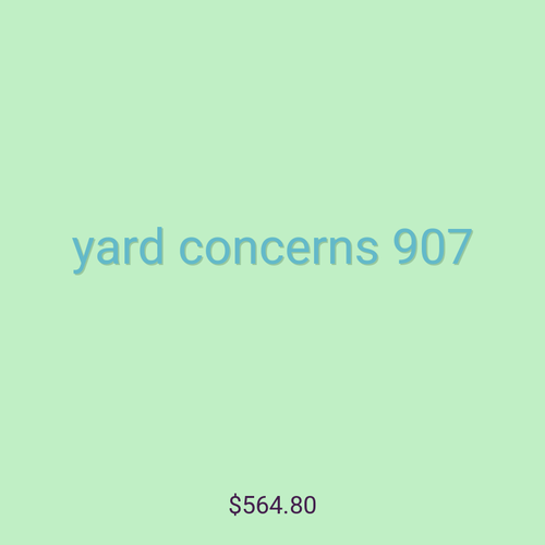 yard concerns 907