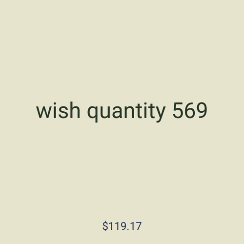 wish quantity 569