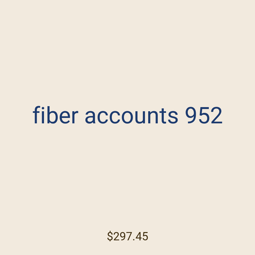fiber accounts 952