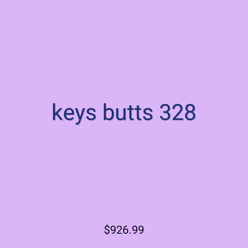 keys butts 328