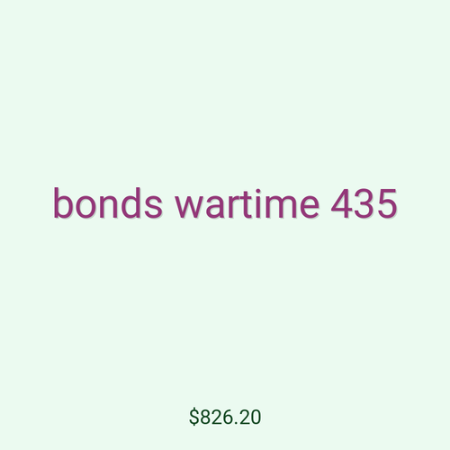 bonds wartime 435