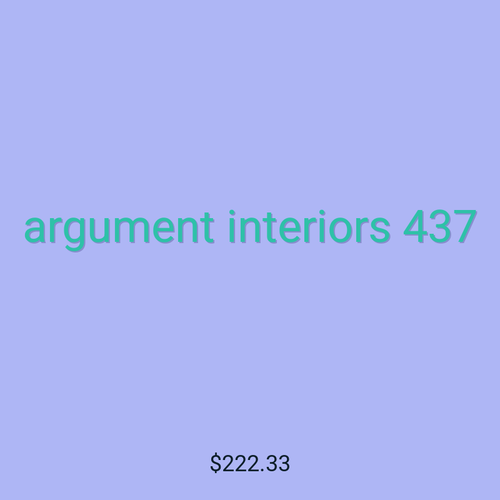 argument interiors 437