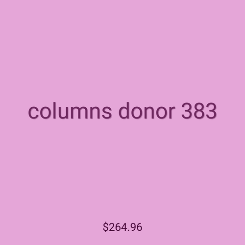 columns donor 383