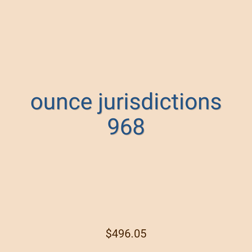 ounce jurisdictions 968
