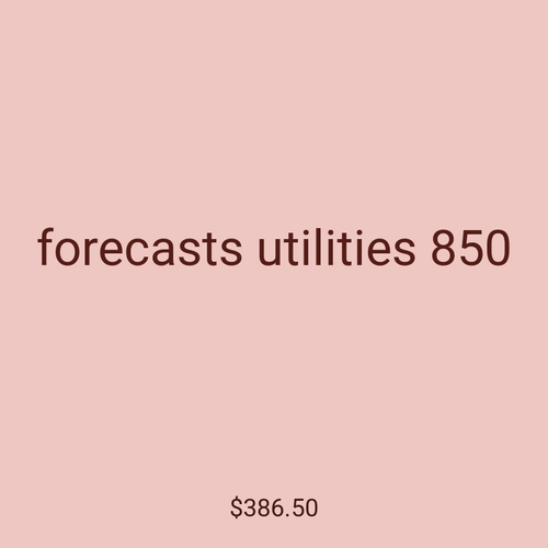 forecasts utilities 850