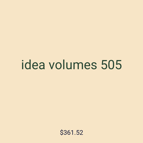 idea volumes 505