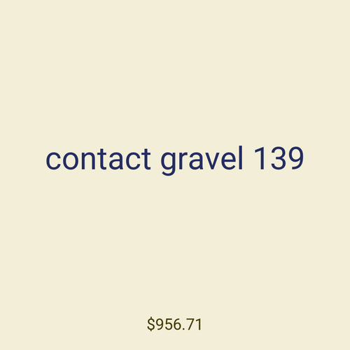 contact gravel 139