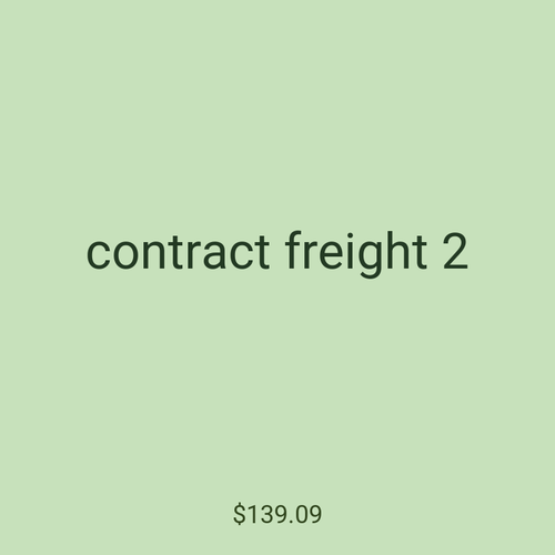 contract freight 2