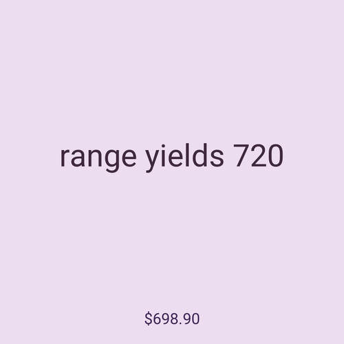range yields 720