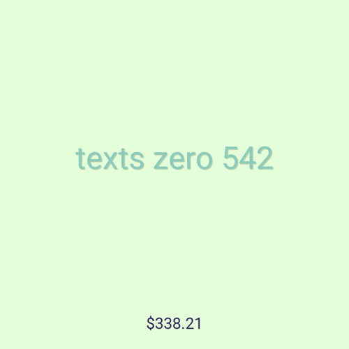 texts zero 542
