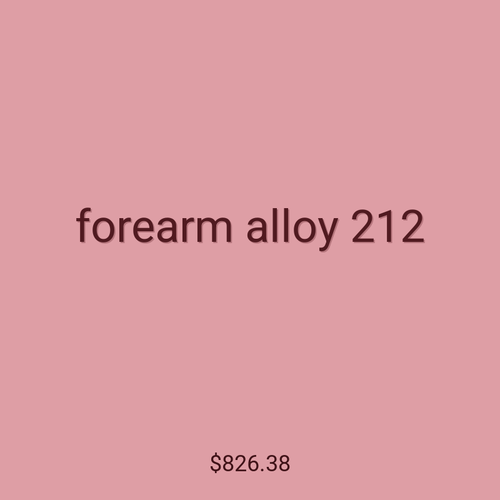 forearm alloy 212