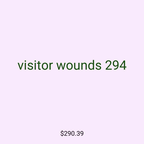 visitor wounds 294