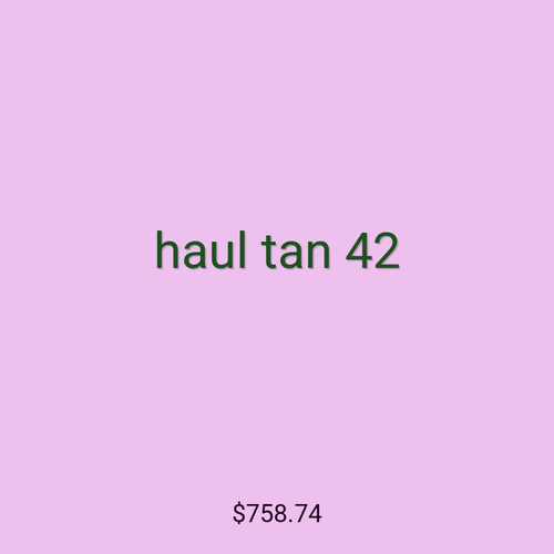haul tan 42