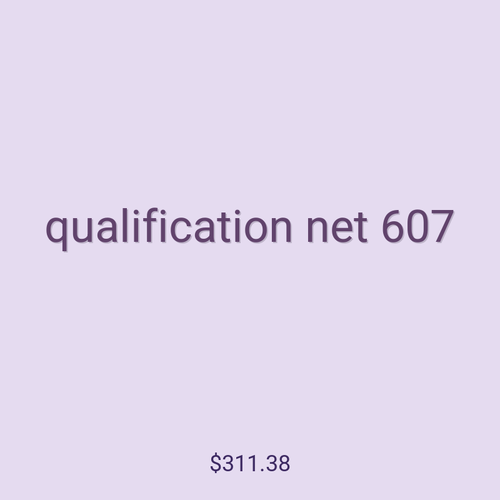 qualification net 607