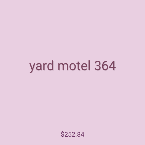 yard motel 364
