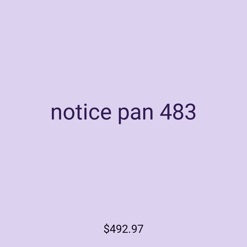 notice pan 483