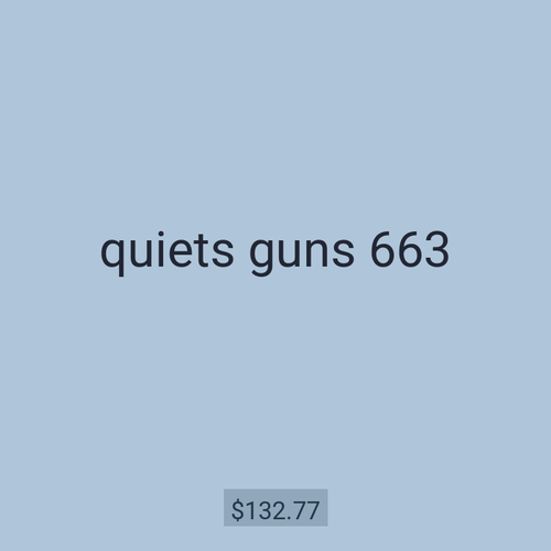 quiets guns 663