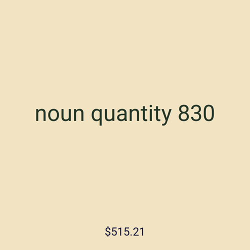 noun quantity 830