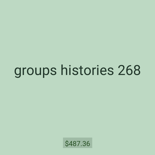groups histories 268