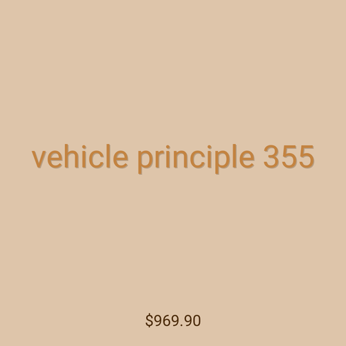 vehicle principle 355