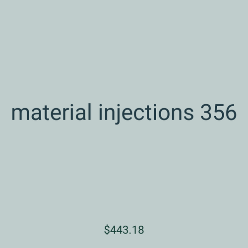 material injections 356