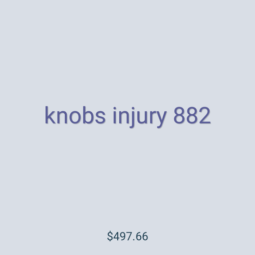 knobs injury 882