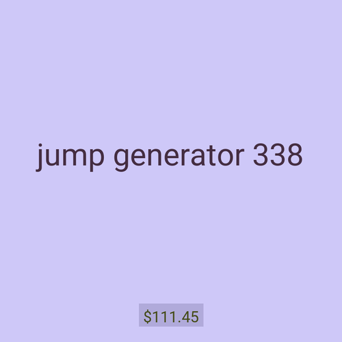 jump generator 338