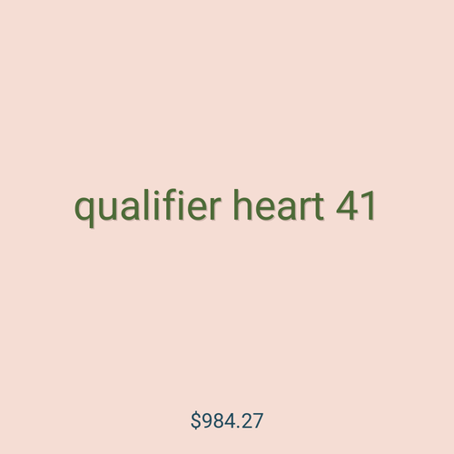 qualifier heart 41