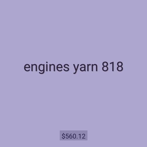 engines yarn 818