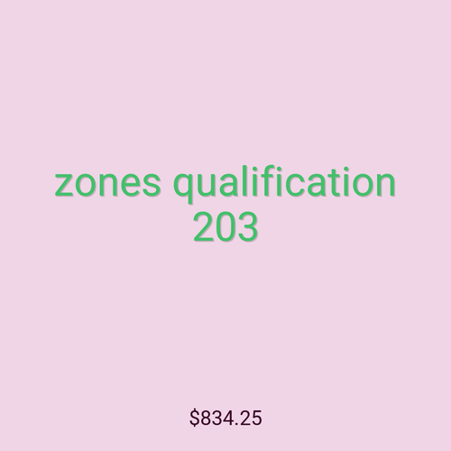 zones qualification 203