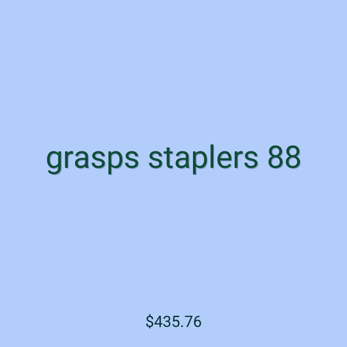 grasps staplers 88